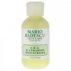 Увлажняющий крем с AHA-кислотами и керамидами от Mario Badescu для мужчин и женщин - 57 мл (2 унции), прозрачный