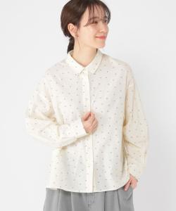 Рубашка-клеш из тонкой марли с одной складкой Studio Clip, цвет Kawari Dot 52