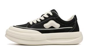 TRUMPPIPE Антискользящие износостойкие мужские низкие кеды из ткани черно-белые, цвет White (Fabric Version)