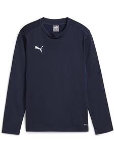Свитер TeamGoal Training Sweat Jr синего цвета Puma