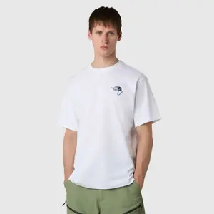Мужская футболка North Face Explore Carabiner The North Face, белый