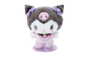 Кукла Kuromi Selfie Doll Collection, милая плюшевая кукла 17 см Sanrio, selfie doll collection-kuromi-m-baby