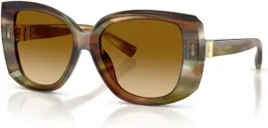 Серые солнцезащитные очки от Dolce & Gabbana, 34462l - Brown - Light Yellow Gradient Light Brown