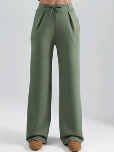 Hiccup Широкие брюки в зеленом цвете