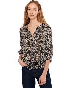 Женская блуза с рукавом реглан и пуговицами Vince Camuto, Rich Black