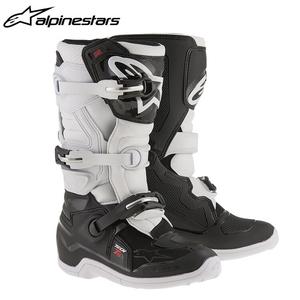 ALPINESTARS PROTECTS Итальянские мотоциклетные ботинки a-star для бездорожья, детские, женские, молодежные, малый размер, противоударные, серо-белые, размер 35.5