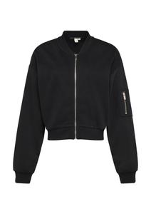 Толстовка с капюшоном на молнии QS, черный