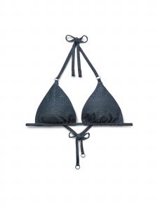 CALZEDONIA Топ бикини Triangle 'GLOWING PYTHON' в цвете Night Blue