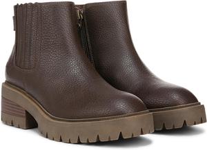 Ботинки Blowfish Malibu Joy Booties, цвет Dark Brown Faux Leather