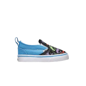 Кроссовки Vans Classic Slip-On V Toddler 'Multi-Color Sharks', синий