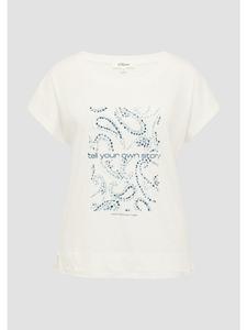 Футболка в цвете 02D0_cream s.Oliver