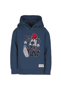 Громкая толстовка с капюшоном Band of Rascals, синий