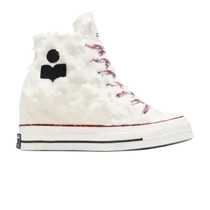 Кроссовки Converse Isabel Marant x Chuck 70 Internal Wedge High Vanilla White, кремовый
