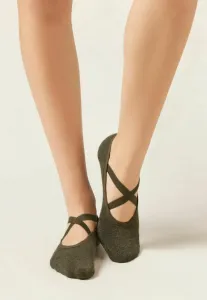 Носки для тренировок по пилатесу Calzedonia, Green