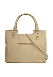 Сумочка, натуральная кожа, производство Италия Cluty, бежевый