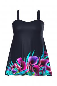 Ulla Popken Футболка-купальник в черном цвете