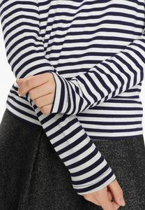 Топ с длинными рукавами TRIXIE Nümph, серебристый