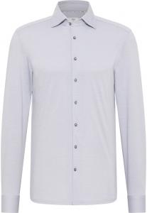 Рубашка Slim Fit на пуговицах ETERNA, светло-серый