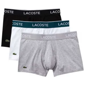 Трусы Lacoste 3 units, черный/белый/серый
