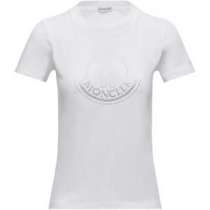 Футболка с логотипом Moncler, белый