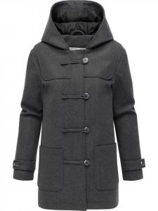 Ragwear Зимнее пальто Duffina YOUMODO темно-серого цвета
