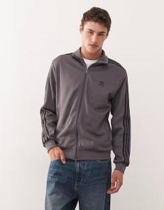 Спортивный топ Beckenbauer серого и черного цветов Adidas Originals