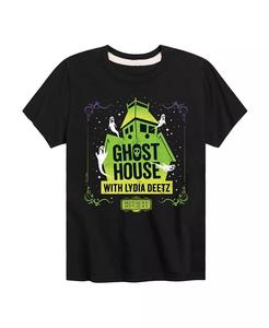 Футболка Big Boys Beetlejuice Ghost House с рисунком Hybrid, черный
