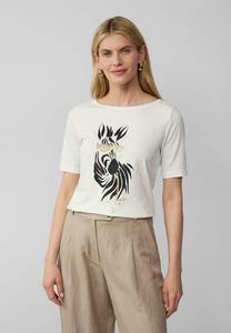 Футболка с принтом s.Oliver BLACK LABEL, кремовый