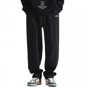 Повседневные брюки Unisex Moderate Straight Fit Jeep, черный