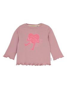 Noppies Футболка с длинными рукавами розового цвета