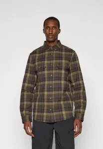 Синги плотная фланелевая рубашка размер m Fjällräven, Black/Deep Forest