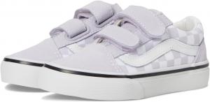 Кроссовки Vans Kids Old Skool V, цвет Color Theory Checkerboard Lilac Mist