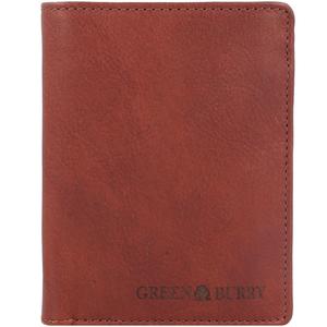 Кошелек Greenburry Vintage Washed Leder 10 см, цвет chestnut
