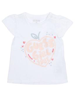 Футболка детская Guess с принтом, белый