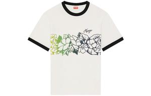 Футболка ALOHA FLOWER TATTOO унисекс белая Kenzo, белый