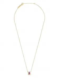 Ожерелье с сапфиром в виде медведя TOUS, золотой