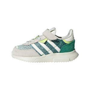 Adidas Originals Retropy F2 устойчивые к истиранию низкие детские ботинки Green White Infant And Toddler