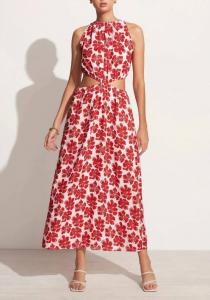 Платье миди с цветочным принтом Trapani La Presa FAITHFULL THE BRAND, цвет la presa floral print