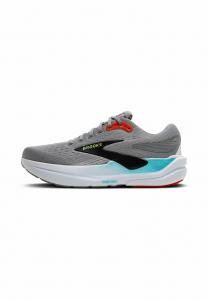 Кроссовки Brooks GHOST MAX 3, Primer Grey/Antartica/Red/Grey