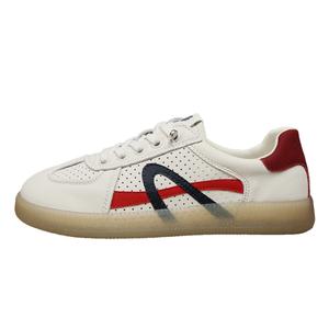 Forest Princess Низкие женские кроссовки для скейтбординга бежево-синего цвета