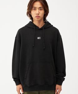 Свободная толстовка с капюшоном и принтом в виде флага