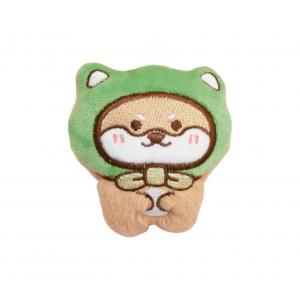 Подвеска-плюш с пищащим щенком сиба-ину из коллекции мультяшных животных, высота 7см/7,5см Ten Thousand Children's Music