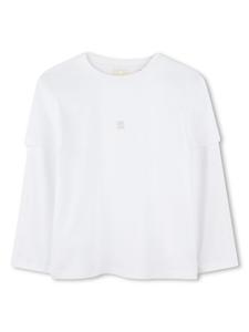 Футболка с логотипом 4G Givenchy Kids, белый