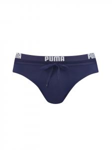 Плавки-шорты PUMA SWIM MEN LOGO SWIM BRIEF темно-синего цвета Puma