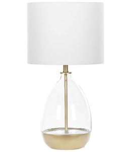Настольная лампа Belianin OKARI цвет gold/durchscheinend/weiß