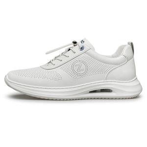 Амортизирующие, противоскользящие, износостойкие, низкие повседневные туфли для мужчин ZRO, White
