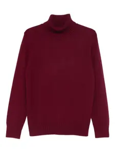 Свитер с воротником-гольф Kangra, фиолетовый