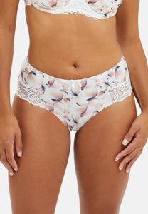 Брифы Sans Complexe SHORTY FLORA, Imprime Poesie Pastel/White