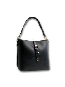 Кожаная сумка через плечо Toscanto, черная, примерно 23 см Toscanto