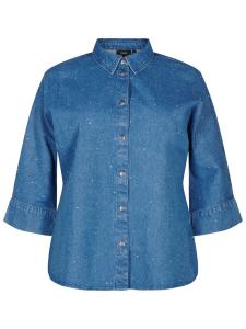 Рубашка Zizzi Blouse ELOVA, синий